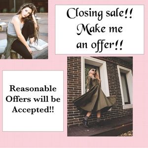 Closing sale!!! Leaving mid August!!!